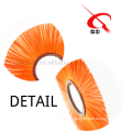 High Quality Orange Parallel PP Sweeper Brush for Snow Removal Machine